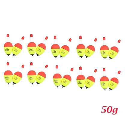 2/20/40pcs Fishing Tackle Luminous Fishing Buoyancy Float, Foam Float Bobber