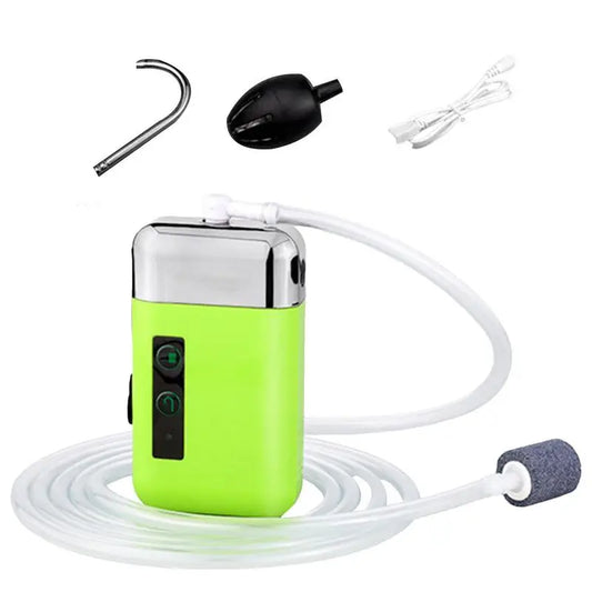Fishing Intelligent Oxygen Pump , Inductive Water Outflow, Silent Air Pump With Lights