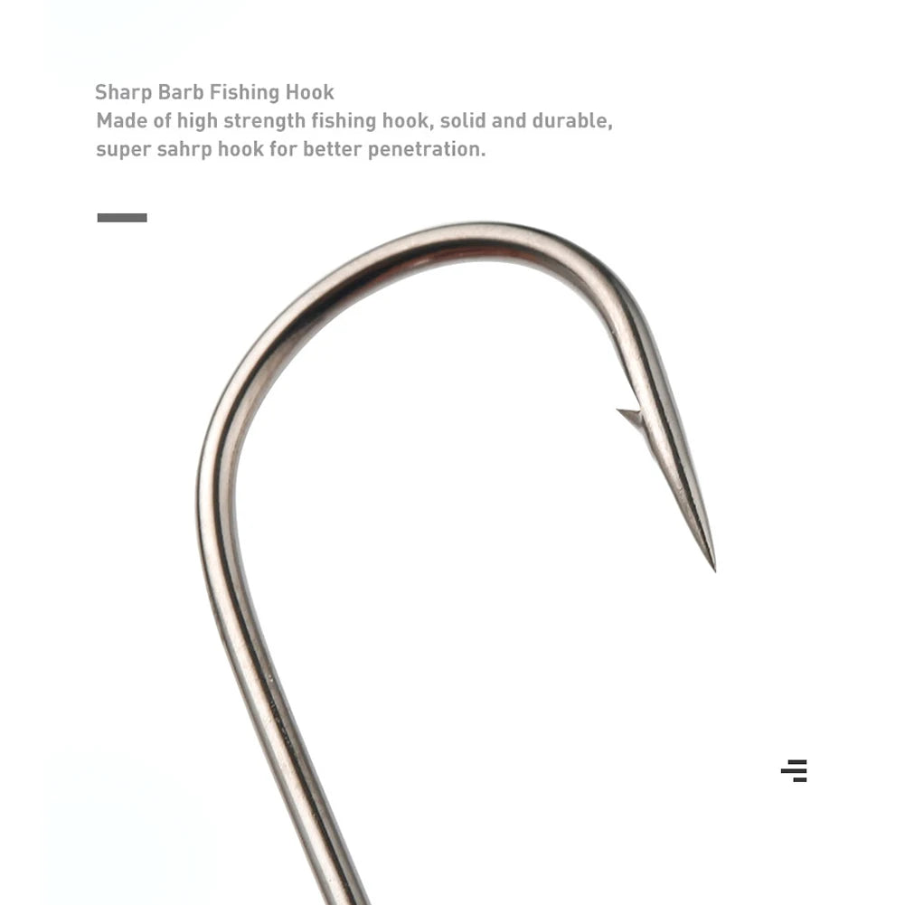 8 Pcs  Swimbait Hooks ,Super Needle Point Hook, Jig Heads for Saltwater