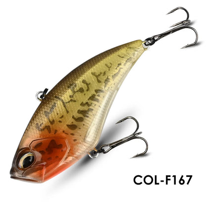 MEREDITH Apex Vibe F85mm 24g Wobblers- Lipless Crankbait/ Vibration Bait for Full Depth