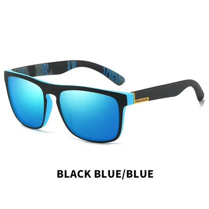 Black Polarized Square Sunglasses Men Women Fashion Classic Driving Shades for Outdoor Sports Cycling Travel Fishing