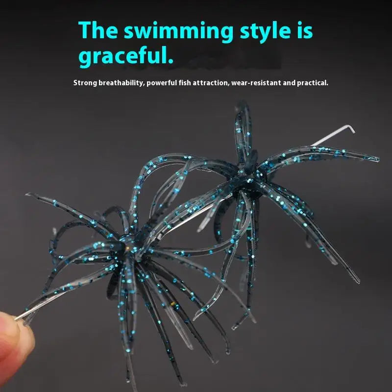 1/2Pcs Simulated Sea Urchin Lures- Soft Silicone- For Bream, Pike, Sea Bass, Tilapia- Gears TPR Fishing Lure
THIS IS THE HOT NEW BASS BAIT!