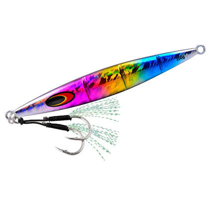 30g/60g/100g/150g/200g Fast Sinking Jigging Lure- Laser Coating- Luminous Jig for Trolling/ Jigging-TUNA, WAHOO ,MAHI/DORADO, KINGFISH, AMBERJACK, &ALL BOTTOM FEEDERS