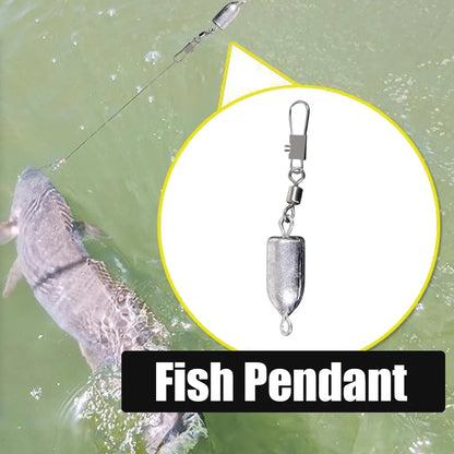 Bullet Sinker Rolling Swivel Interlock Snap Connector Inline 10g-60g