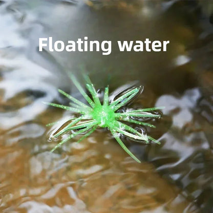 -HOT NEW TECHNIQUE for BASS- Texas Rig or Jighead, Fish This Floating Soft Bait Like any other Plastic for BASS
 2.7g 8.2g 24 Tentacled Urchin Nest- Soft Plastic Bait Ball for BIG BASS, Perch, Mandarin Fish, Snakefish, Catfis