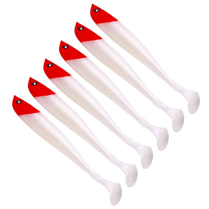6Pcs Fishing Pike Bait 9cm Artificial Soft Bait Multifunctional Fishing Predator Lure for Saltwater Freshwater