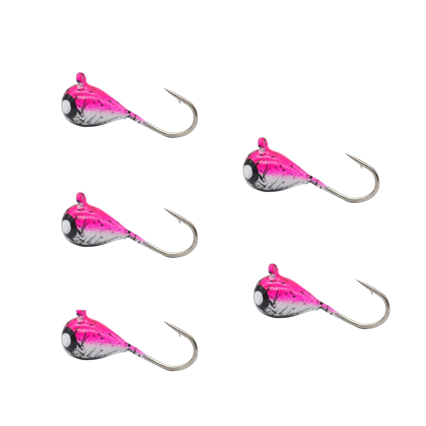 Tungsten Ice Jigs, Glow Tungsten Ice Fishing  Jigs for Crappie, Panfish, Walleye, Trout