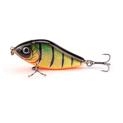 GOBASS Sinking Jerkbait- VIB Lure 60mm 13g Rattlin' Lipless Crankbait/ for BASS, PIKE, WALLEYE, TROUT, SALMON- INSHORE GAMEFISH
