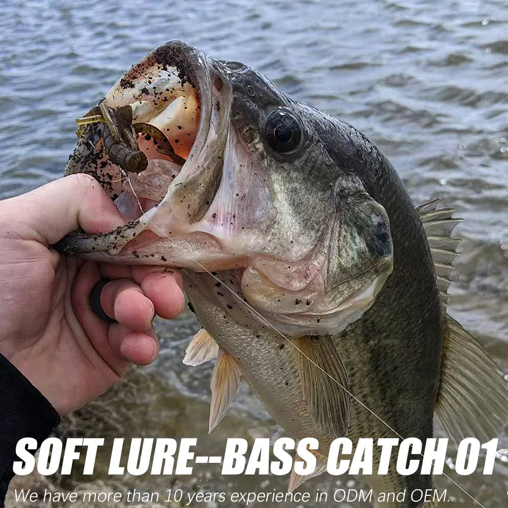 PEAK 6pcs Craws Soft Baits--BASS, PIKE, CATFISH, & other PREDATORS