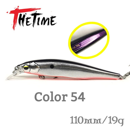 New TH110 II 110mm 19g  Suspending  Jerkbait- For Bass, Trout, Perch, Pike, Walleye -ALL Predator Gamefish aka:Vision 110