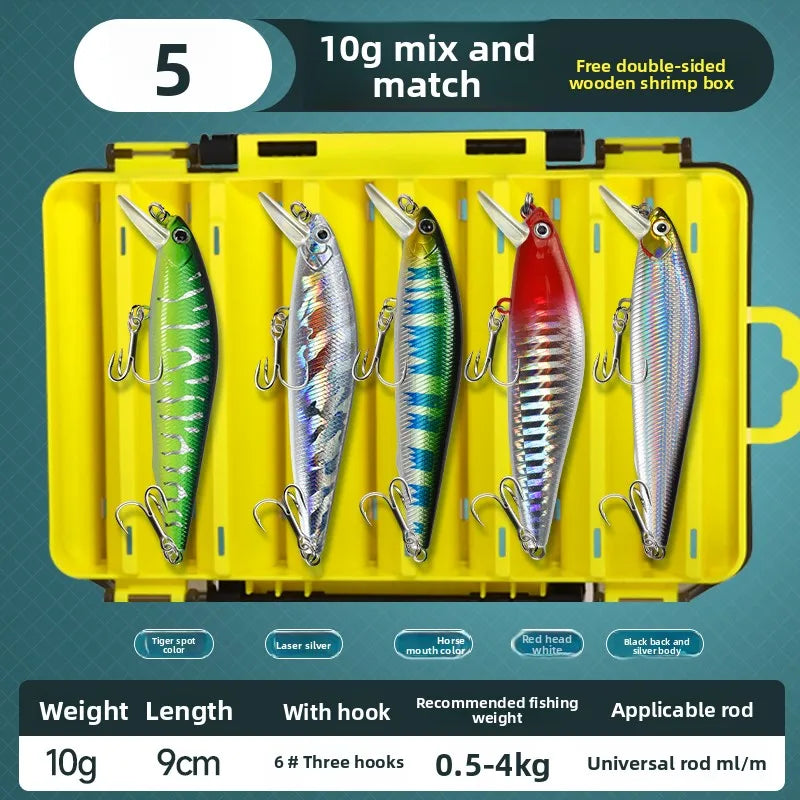 Suspended Silver Blade Road , 5g, Jerk-baits for ALL Predators