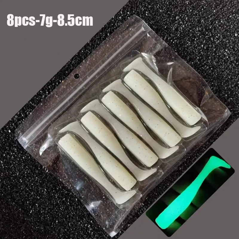 5PCS 44g Artificial Bait Lumious/Glow Mackerel Sea Bullet Bass Snapper Fishing - Swimbait, Jigging