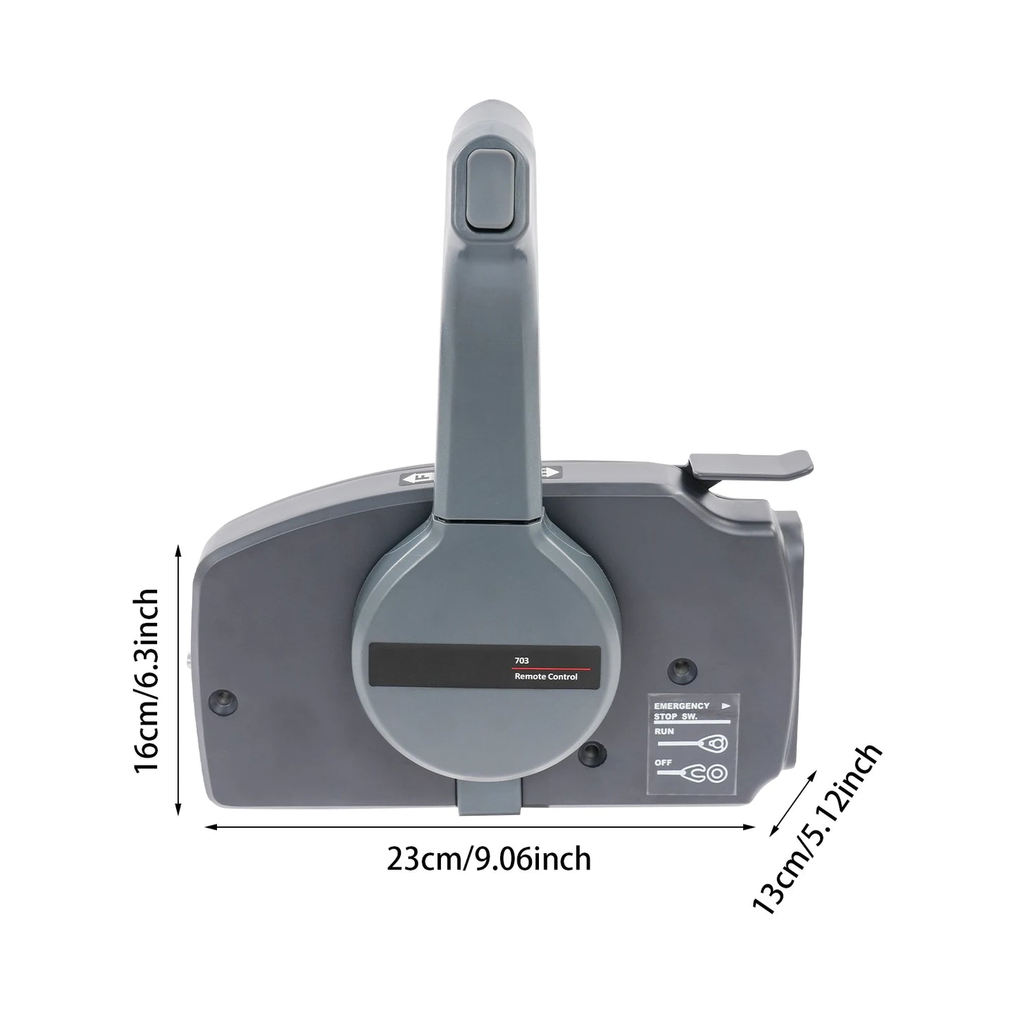 Outboard Remote Control Box Side Mount Outboard Motor Easy Operation Safety Guard For Small Fishing Boats Recreational