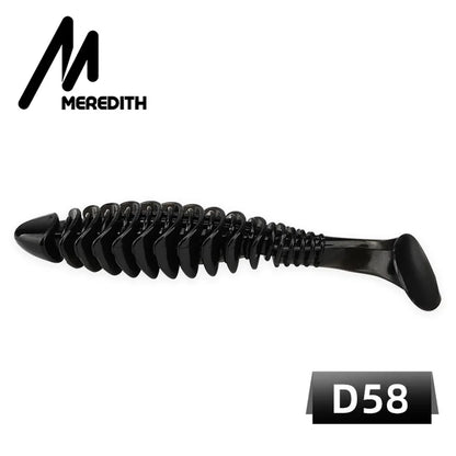 MEREDITH Soft baits 65mm 80mm Silicone Paddle-tail-minnow ALL SPECIES