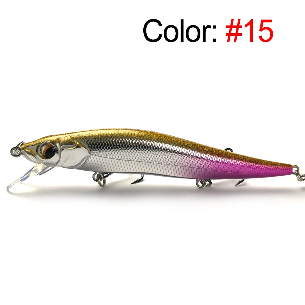 THETIME 110mm/14g PS110 SP  Jerkbait with Tungsten Weight System-for Bass, Pike, Walleye, Trout, Perch, Crappie