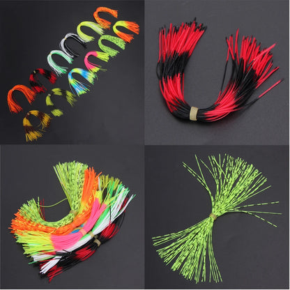 12 Bundles Mixed Color Silicone Skirts , Replacement Fishing Skirts for  Jigs, Spinnerbaits, Buzz-baits, & other Lures
