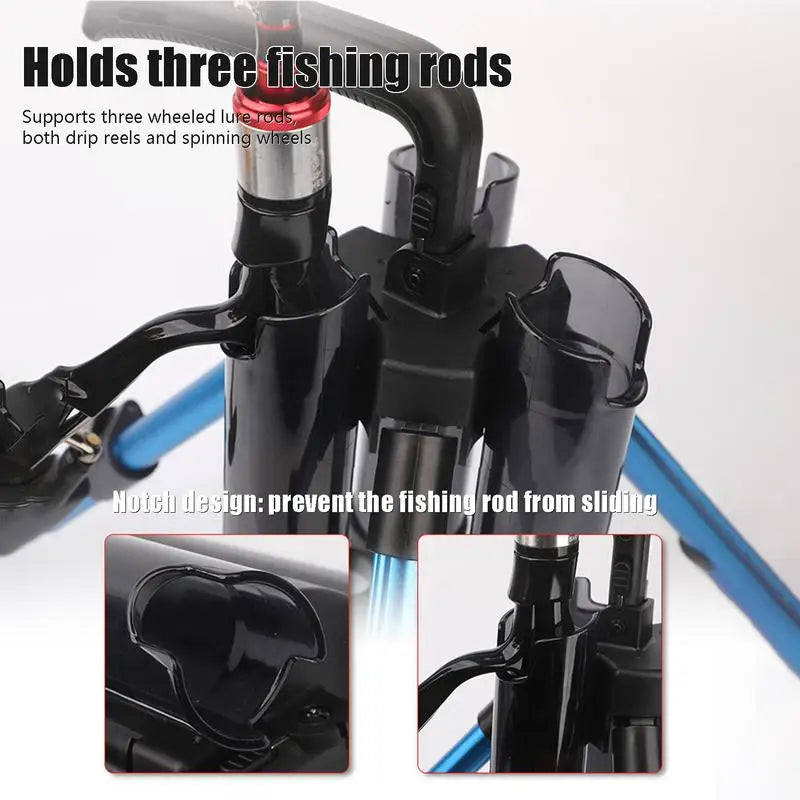 3 Fishing Rod Holder Tripod, Aluminum Alloy For Fishing