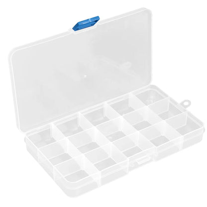 10/15/24 Grids Fishing Tackle Box- Fishing Lure, Bait, Hooks- Storage Box