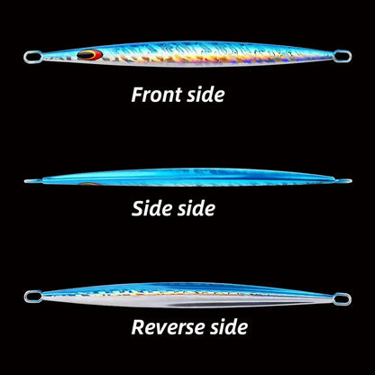 1PC 80g 100g 150g 200g Saltwater Metal Jigs- Deep Sea - Vertical Speed Jigs