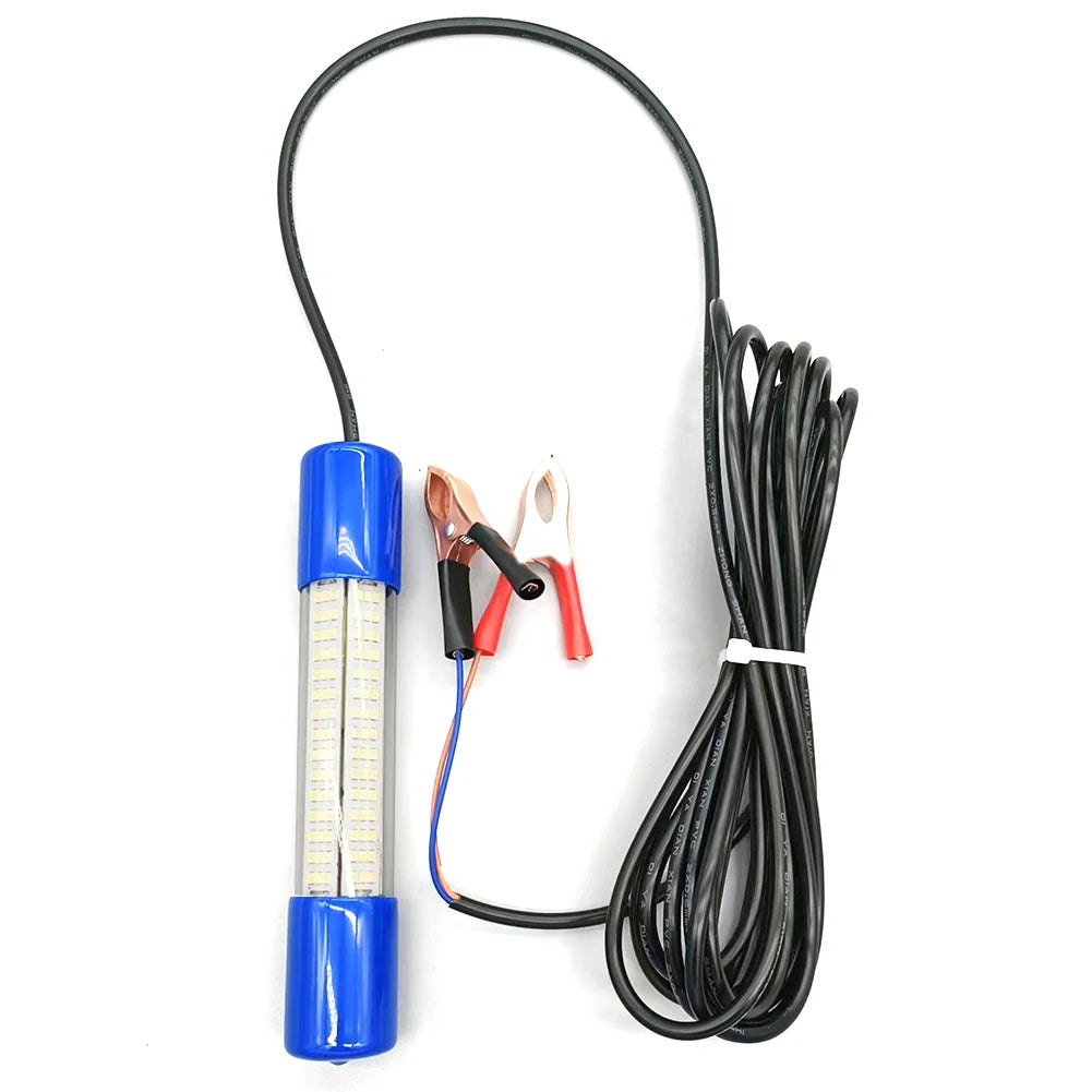 Submersible Fishing Light 50W , 12-24V Glowing Fish Attractor Waterproof for Squid, Shrimp, Krill, baitfish