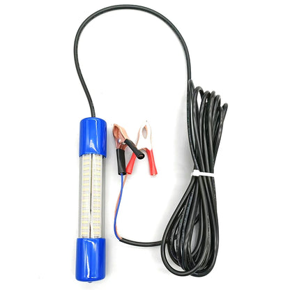 Submersible Fishing Light 50W , 12-24V Glowing Fish Attractor Waterproof for Squid, Shrimp, Krill, baitfish