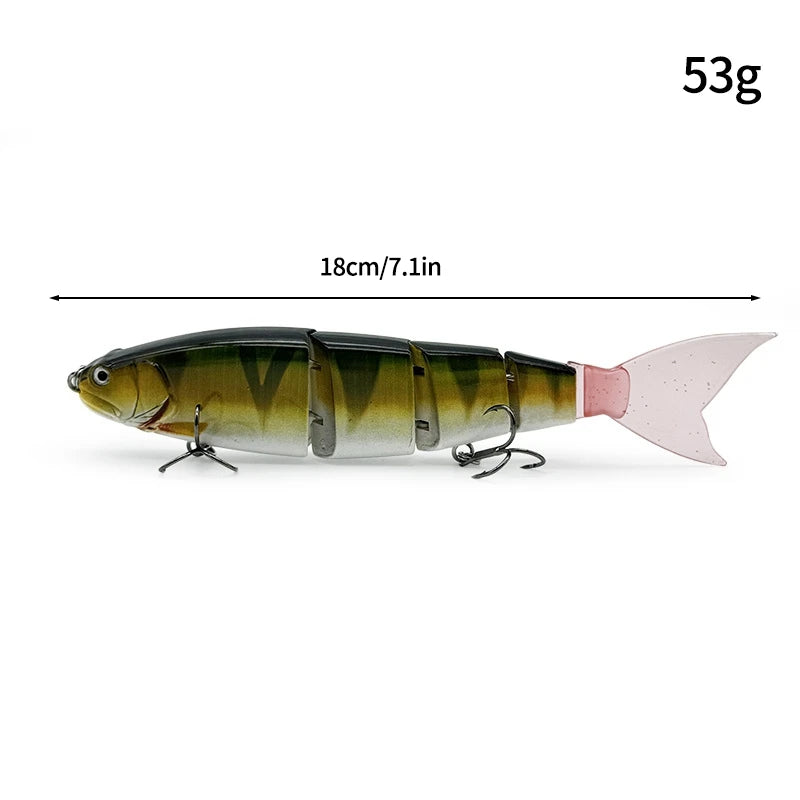 Balam Glide Bait- Pike Lure- Bass, Catfish- Saltwater Hard Lure- Glidebait- Leurre De Pêche