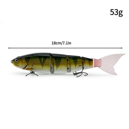 Balam Glide Bait- Pike Lure- Bass, Catfish- Saltwater Hard Lure- Glidebait- Leurre De Pêche