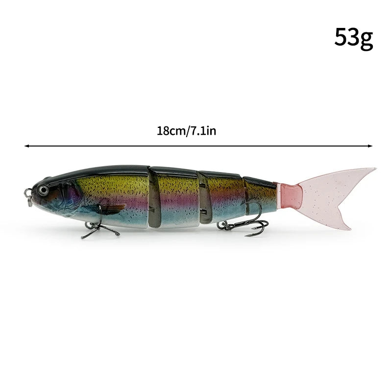 Balam Glide Bait- Pike Lure- Bass, Catfish- Saltwater Hard Lure- Glidebait- Leurre De Pêche