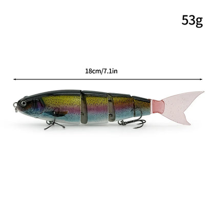 Balam Glide Bait- Pike Lure- Bass, Catfish- Saltwater Hard Lure- Glidebait- Leurre De Pêche