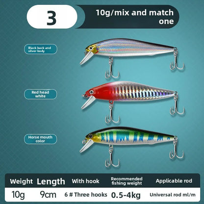 Suspended Silver Blade Road , 5g, Jerk-baits for ALL Predators