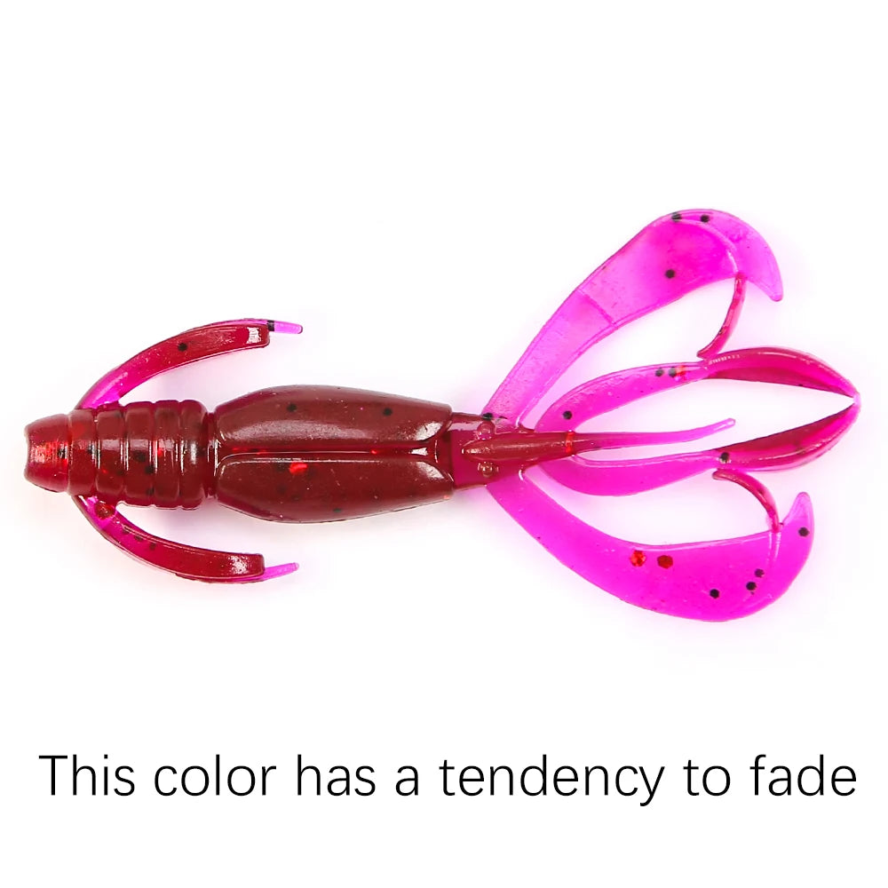 PEAK Floating Crazy Flapper Lures 40mm/60mm SOFT BAITS for Bass