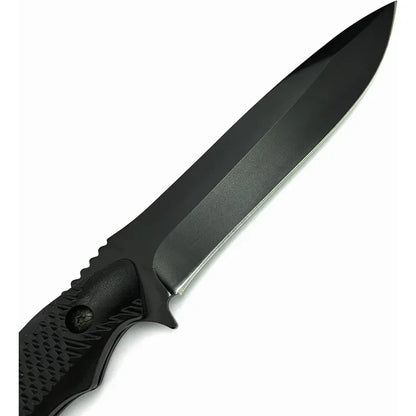10.5° Fixed Blade Knife with Sheath, 4.9°5Cr13MoV Steel Blade and ABS Handle, EDC Camping Knife for Outdoor Hunting- Straight Blade