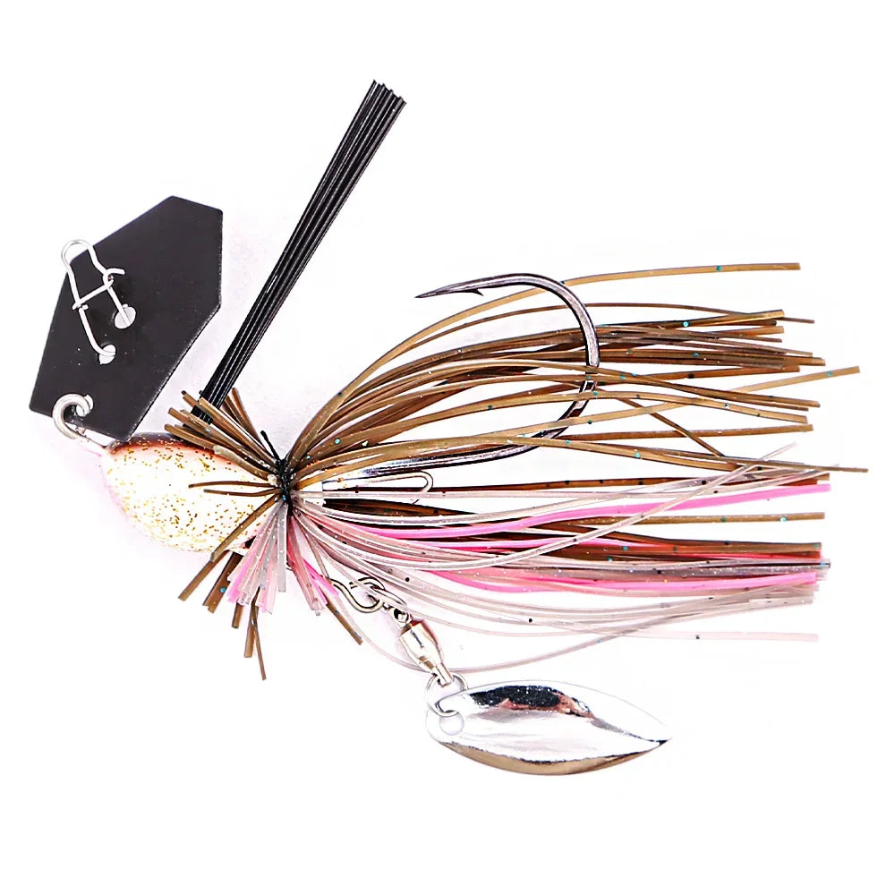 B&U Bladed Chatterbait Jig- Pike, Bass, Trout, Walleye