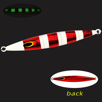 30g/60g/100g/150g/200g Fast Sinking Jigging Lure- Laser Coating- Luminous Jig for Trolling/ Jigging-TUNA, WAHOO ,MAHI/DORADO, KINGFISH, AMBERJACK, &ALL BOTTOM FEEDERS