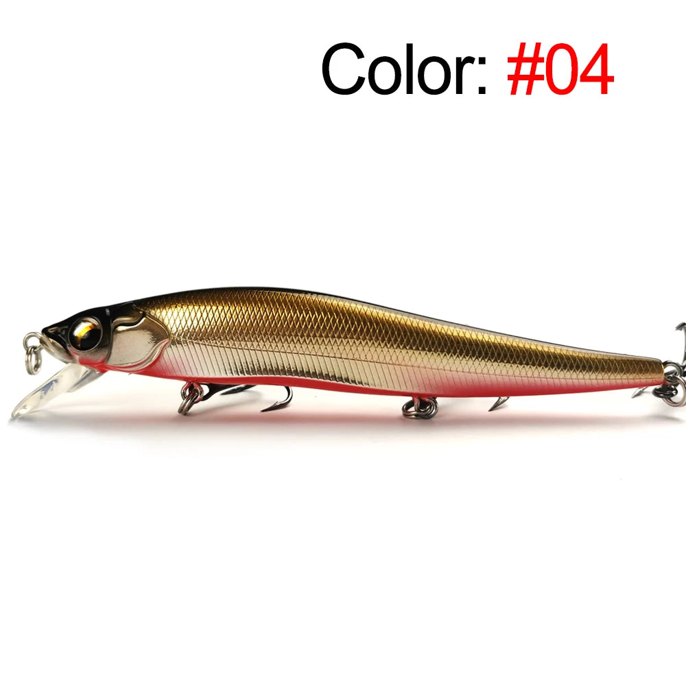 THETIME 110mm/14g PS110 SP  Jerkbait with Tungsten Weight System-for Bass, Pike, Walleye, Trout, Perch, Crappie