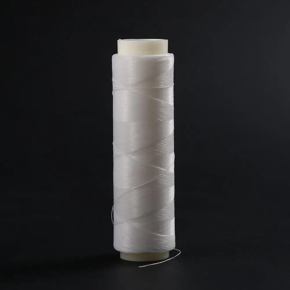 200m Nylon Bait Elastic Thread, Lightweight ,White Invisible  Line, Strong Wear-Resistant