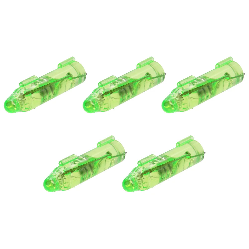 1-10PCS Underwater Mini Fish Attraction Indicator Lure LED Flashing Light Bait Fishing Tools Deep Drop Light, Squid Bait