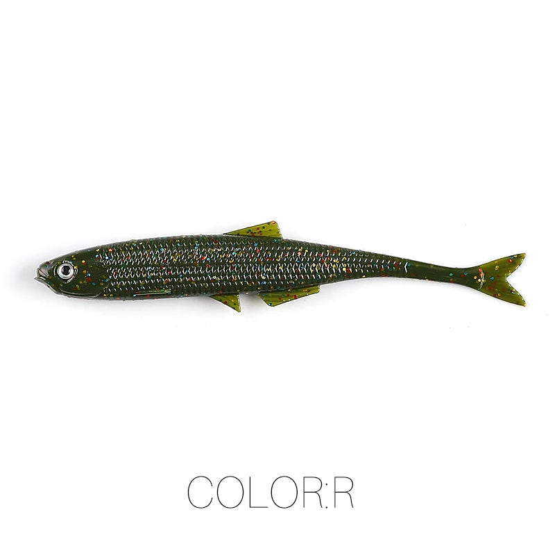 NEW Supercontinent lean ShadTeez 60mm/80mm Perch, Bass, Pike, Zander- Predator Fishing with 3d eyes