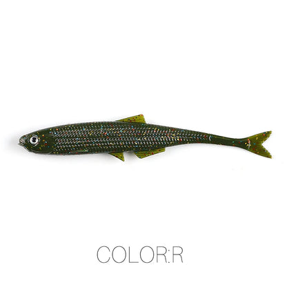 NEW Supercontinent lean ShadTeez 60mm/80mm Perch, Bass, Pike, Zander- Predator Fishing with 3d eyes