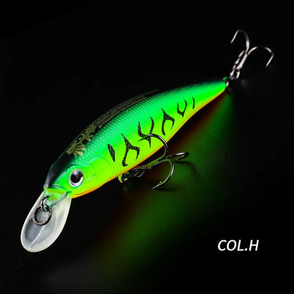 BEARKING New Arrival 80mm 10g Minnow Jerking Bait For Fishing Bass, Pike, Trout, Walleye, and ALL Predators