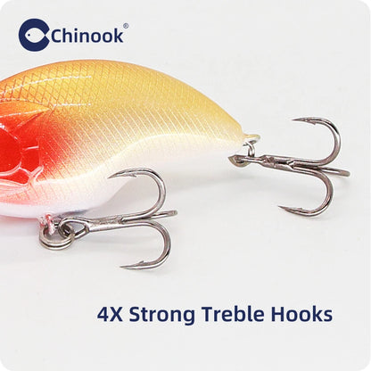 CHINOOK Crankbait - 90MM, 11.5G- Depth 1.5-2m, Medium diver