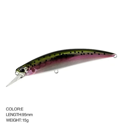 9.5cm 15g SPEARHEAD RYUKI 95S Long Cast, Sinking, Jerkbait