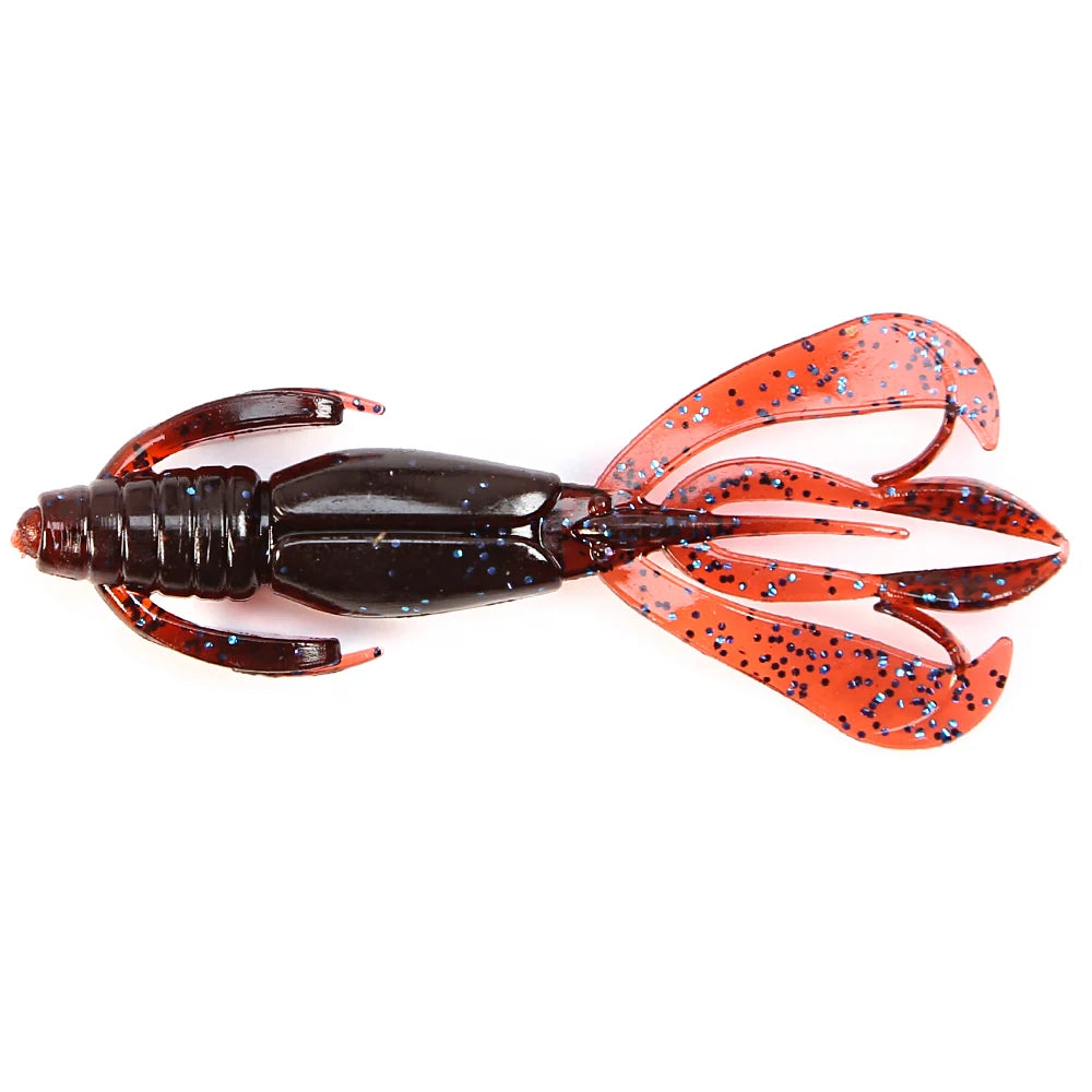 PEAK Floating Crazy Flapper Lures 40mm/60mm SOFT BAITS for Bass