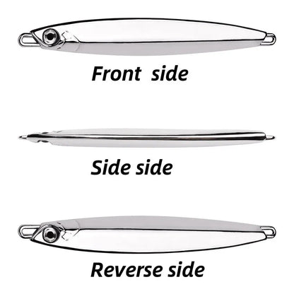 Jigging Lure 60g 80g 100g Long Casting, Hard Bait for Sea Bass, Big Gamefish