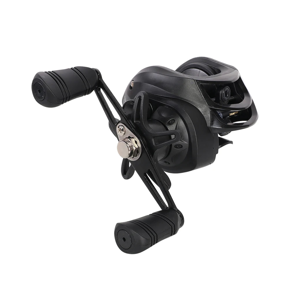 High Performance Baitcasting Reel, 7:2 to 1 Gear Ratio, 10kg Drag, 18 Plus 1BB Ideal for Beginner's Fishing