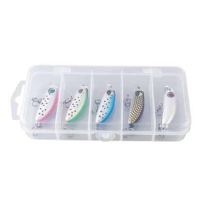 5pcs Mixed Colors Minnow Fishing Lures, Artificial Hard Bait for Trout, Bass, Panfish Fishing