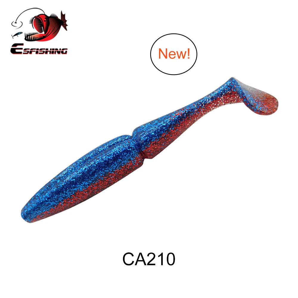 ESFISHING Pike, Walleye, Bass Fishing Lure 100mm125mm155mm 200mm- Easy Shiner- boot tail