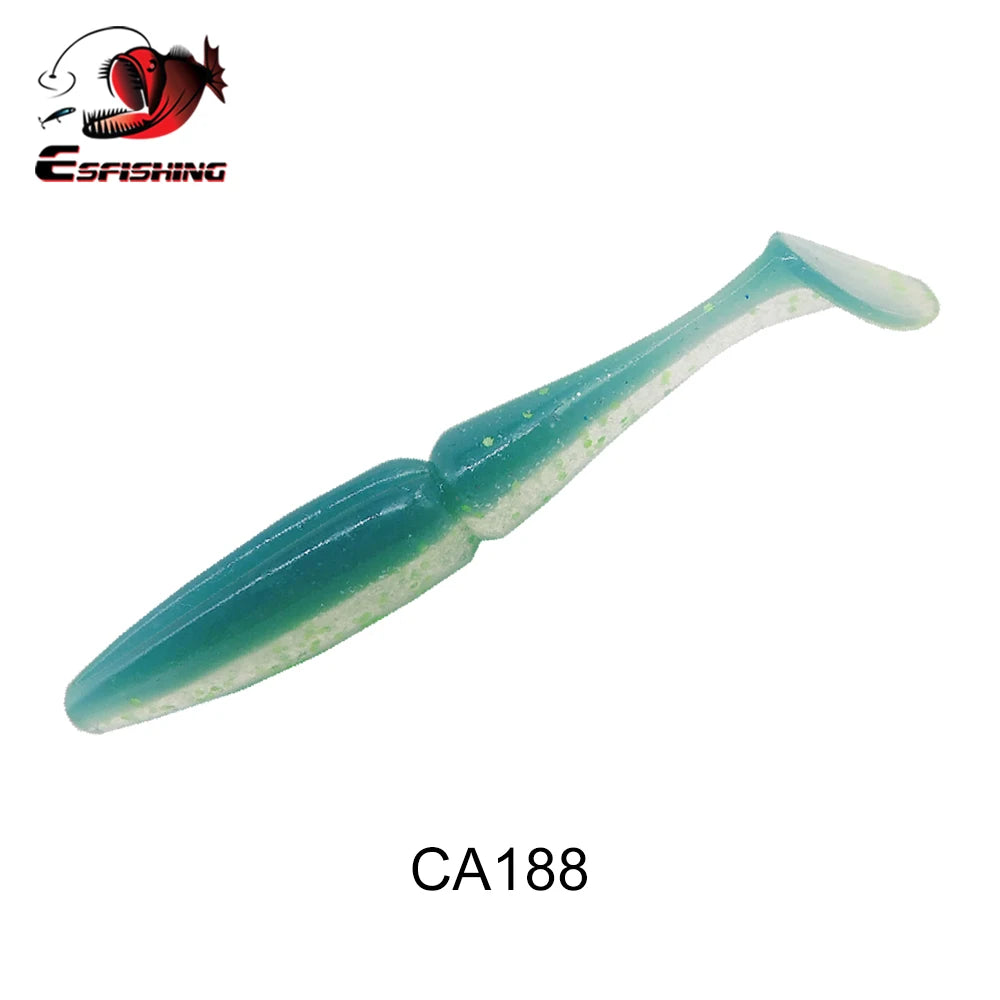 ESFISHING Pike, Walleye, Bass Fishing Lure 100mm125mm155mm 200mm- Easy Shiner- boot tail