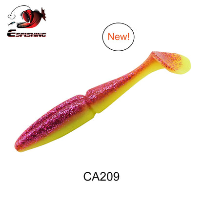 ESFISHING Pike, Walleye, Bass Fishing Lure 100mm125mm155mm 200mm- Easy Shiner- boot tail