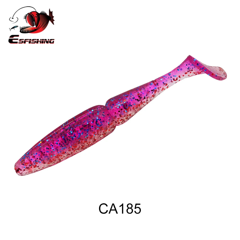ESFISHING Pike, Walleye, Bass Fishing Lure 100mm125mm155mm 200mm- Easy Shiner- boot tail